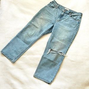 Abercrombie &z Fitch The Ankle Straight Ultra High Rise size 16R